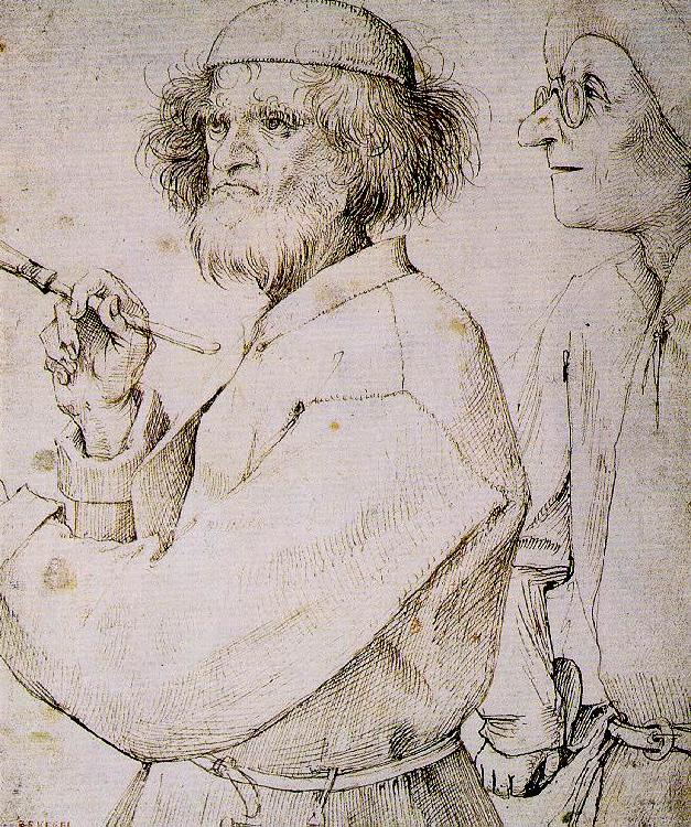 BRUEGEL, Pieter the Elder The Painter and the Buyer fg